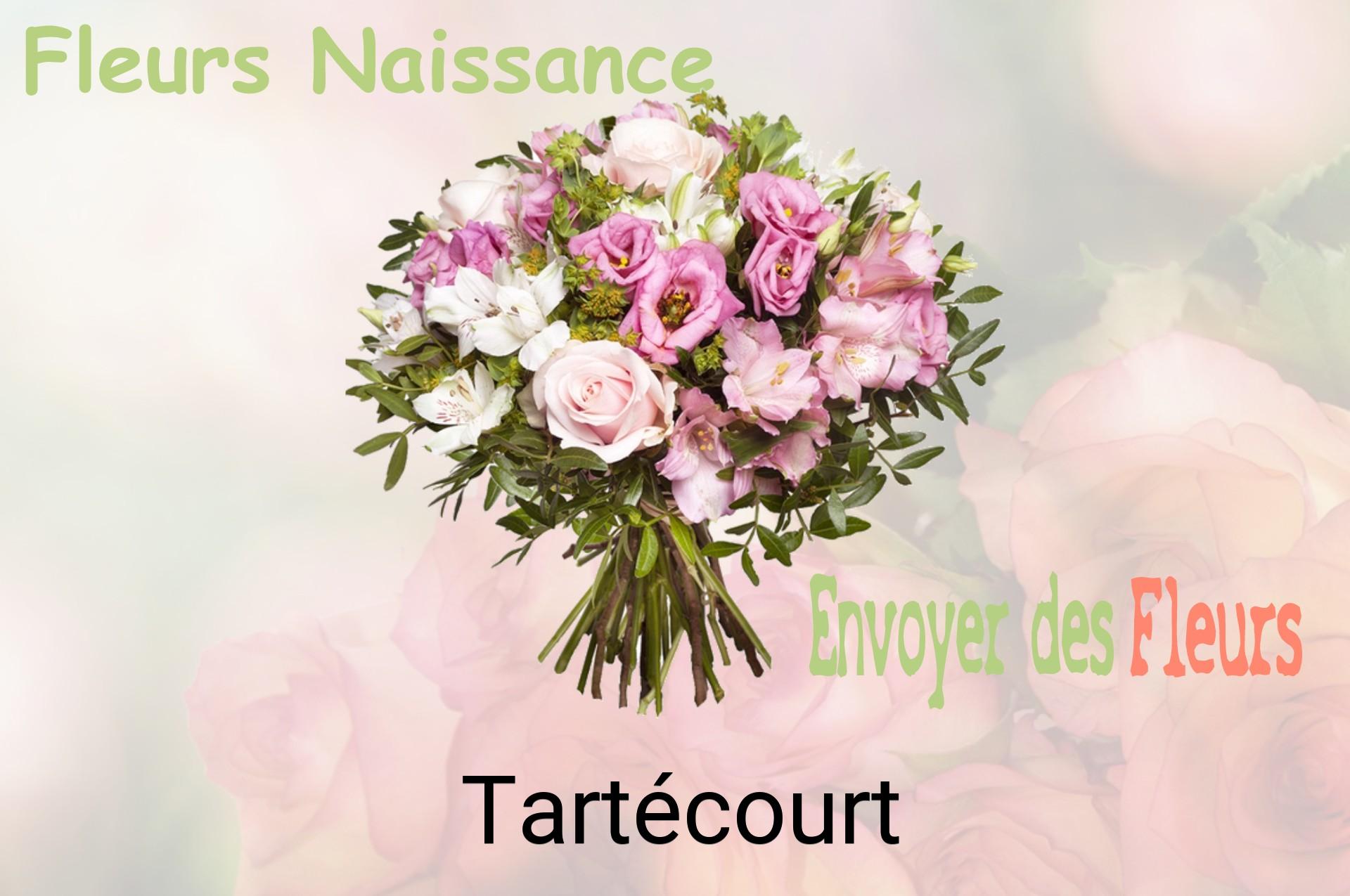 Bouquet de fleurs de naissance livré à Tartécourt